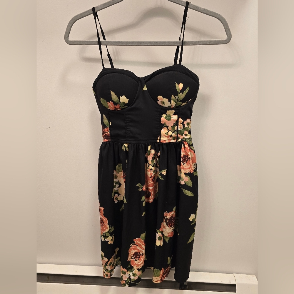 Black Floral Dress